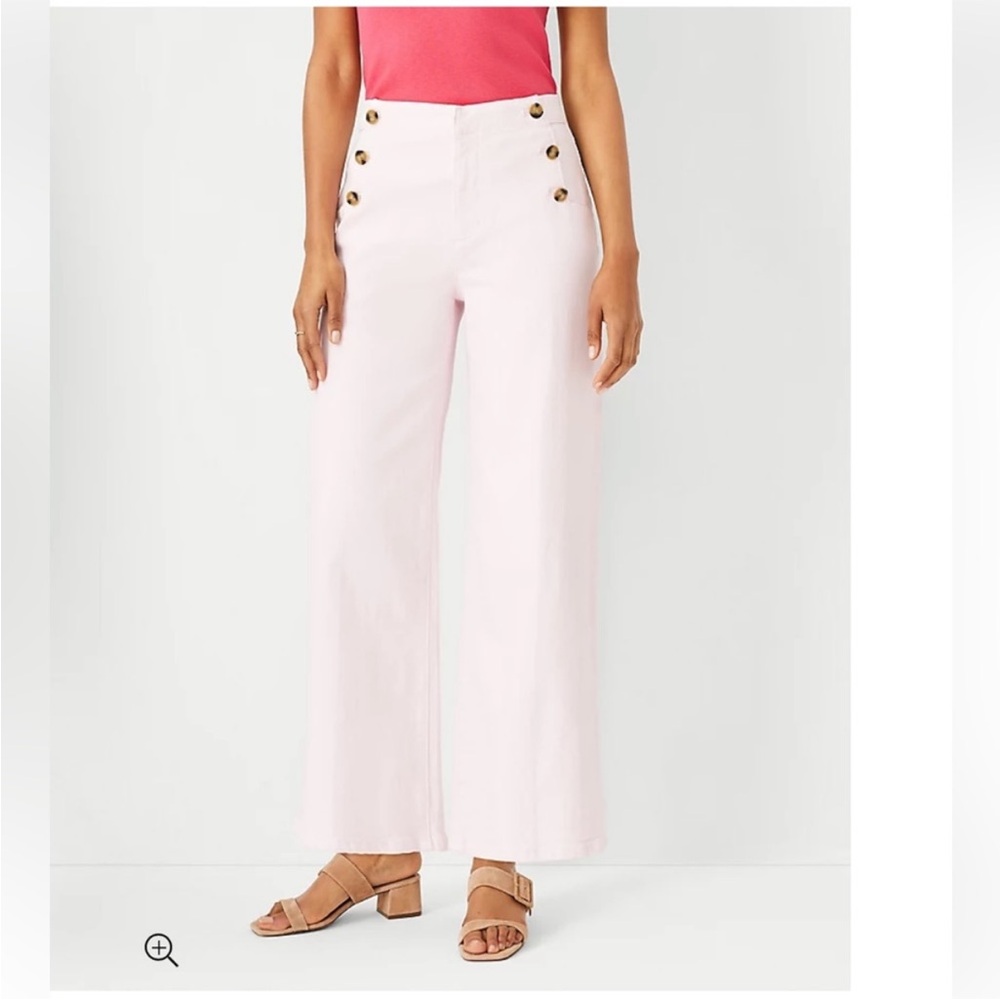 Ann Taylor Sculpting Pocket‎ High Rise Sailor Crop Jeans